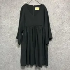 トラディショナルウェザーウェア　無地　ワンピース　S 黒