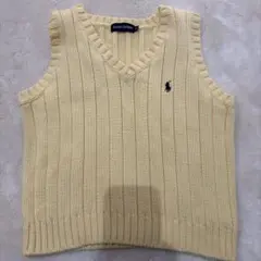 Ralph Lauren イエローニットベスト