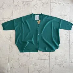 BEARDSLEY エメラルドグリーン カーディガン サイズF