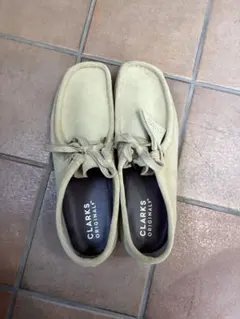CLARKS クラークス ワラビー ベージュ 27.0
