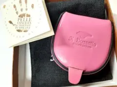 イルビゾンテ IL BUSSETTO コインケース ピンク レザー 【美品