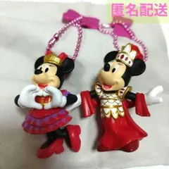 ディズニーリゾート　ディズニー　ガチャ　カプセルトイ　２個セット　ミニー