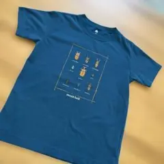 mont-bell 昆虫デザイン Tシャツ 130サイズ 深緑