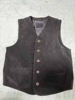 し*ー様 レザーベスト！ピッグスエード！