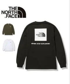新品未使用　ノースフェイス　バックスクエア ロゴティー　ブラック　Mサイズ