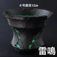 雷鳴〜Lime〜 5号直径15㎝ 3dプリンター鉢 作家鉢 アガベ - メルカリ