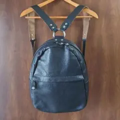【美品】SAZABY サザビー レザーリュック 革製 黒 バックパックのサムネイル