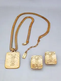 YSL イブサンローラン ネックレス・イヤリング セット