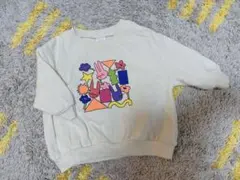 NEXT baby ウサギ柄 裏起毛トレーナー