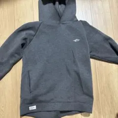 CAMPFREE グレー パーカー フード付き