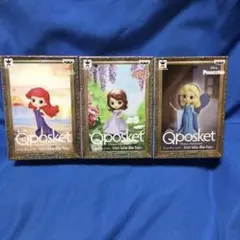 ディズニー Qposket petit アリエル ソフィア ブルーフェアリー