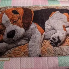 【新品未使用品】おねんねビーグル犬マット 約60cm x 40cm