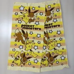 ポケットモンスター ピカチュウ イーブイ フェイスタオル 2枚セットのサムネイル