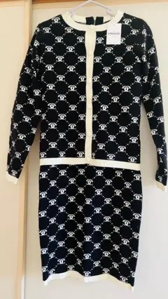 タグ付き未使用品　エミリアウィズ　ニットワンピ&カーディガン