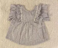 韓国子供服　flo 花柄　トップス　半袖 ブラウス 7