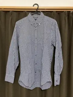 BACK NUMBER チェック柄 長袖シャツ M