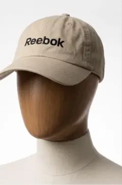 【美品】リーボック Reebok ロゴ　キャップ ベージュ サイズ57〜59