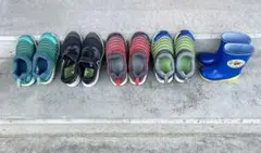 Nike スニーカー + 長靴 (アンパンマン) 5足セット