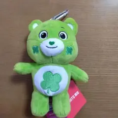 ケアベア　がまぐちぬいぐるみ　グリーン　タイトー限定