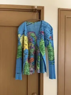 PLEATS PLEASE 世界地図 カーディガンのサムネイル