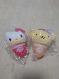 サンリオクレープおくるみマスコット ハローキティポムポムプリン