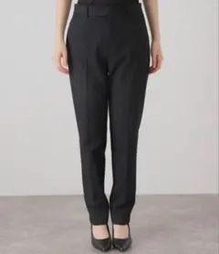 【美品】Spick&Span 裏起毛スリムストレートパンツ 38