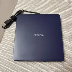 DETROVA 外付けDVDドライブ USB3.0 本体