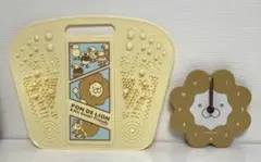 ポンデライオン ミスド　足つぼマッサージ 壁掛け時計セット　ミスタードーナツ