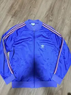 超希少⚡adidas 80sUSA製ATPヴィンテージトラックジャケット L紫