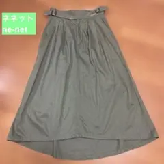 ネネット　スカート　カーキ色　2サイズのサムネイル
