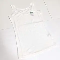タンクトップ インナー Mサイズ ホワイト レーヨン ポリエステル レディース