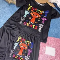 SPRUNKI BEATS Tシャツとショーツセット 100cm以上