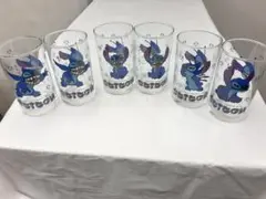 新品未使用！【リロ&スティッチ】グラス12個セットロンググラス　ロックグラス