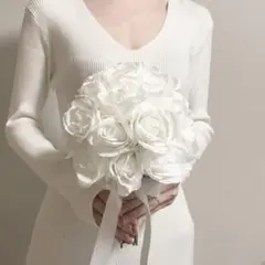 ウェディングブーケ　ラウンドブーケ