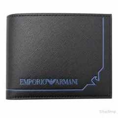 未使用 箱付 エンポリオアルマーニ グラフィックデザインイーグル 二つ折り財布のサムネイル