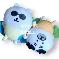 ナガノキャラクターズ サーフィンぬいぐるみ 全2種セット ナガノのくま パグ