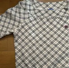 BURBERRY BLUE LABEL 半袖パーカー 38 ノバチェック - メルカリ