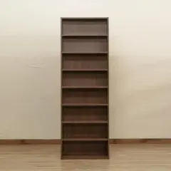 コミック ラック 本棚 ハイタイプ / 新品未使用（ウォールナット）