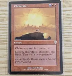 《抹消/Obliterate》[INV] 赤R 英語版 旧枠のサムネイル