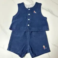 familiar 80 ネイビー セットアップ