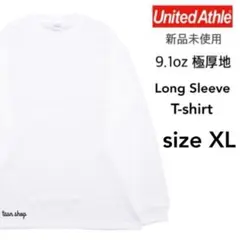 【ユナイテッドアスレ】新品 9.1 超厚手 マグナムウェイト ロンT 白 XL