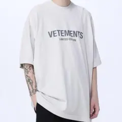 新品未使用⭐︎VETEMENTS 18SS ベースボールロゴオーバーサイズTシャツ