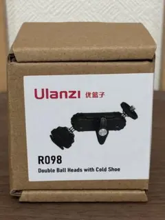 Ulanzi R098 ダブルボールヘッド コールドシュー付き