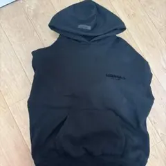 ESSENTIALS FEAR OF GOD ブラックパーカー L