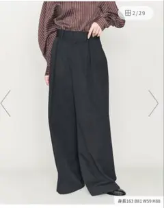 さぼさん様]ビューティアンドユース タックカーブパンツ接触冷感