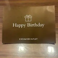お値下げしました！COACH コーチバースデー　割引券のサムネイル