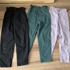 デビロック　ハイウェスト　ストレッチ　ズボン