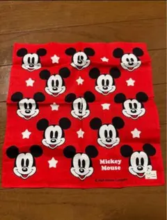 【未使用】Disney ミッキーマウス ハンカチ 27×27