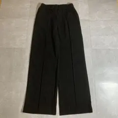 【美品】 ワイドスラックス M ブラック きれいめ カジュアル モード