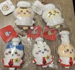 新品 ちいかわレストラン コックさん キッチン担当 なマスコット 5個